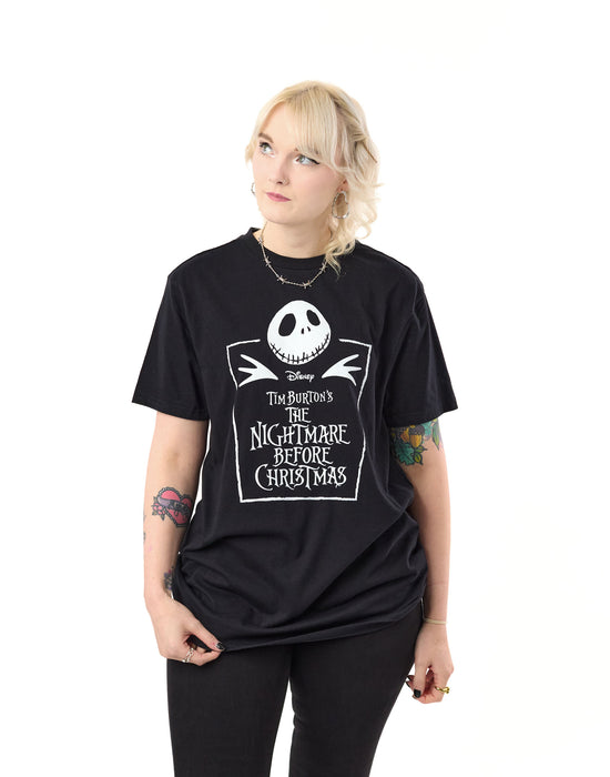 Disney Coffin Unisex Black Short Sleeved T-Shirt