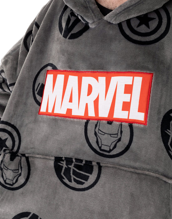 Disney Marvel Logo Zip Up Gray Hoodie Size Medium sold NWT