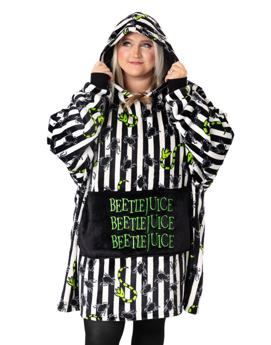 Beetlejuice Wearable Blanket Hoodie