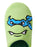 Teenage Mutant Ninja Turtles Character Face Mens Green Mule Slippers