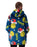 The Grinch Character Face Unisex Multicoloured Zip Through Blanket Hoodie