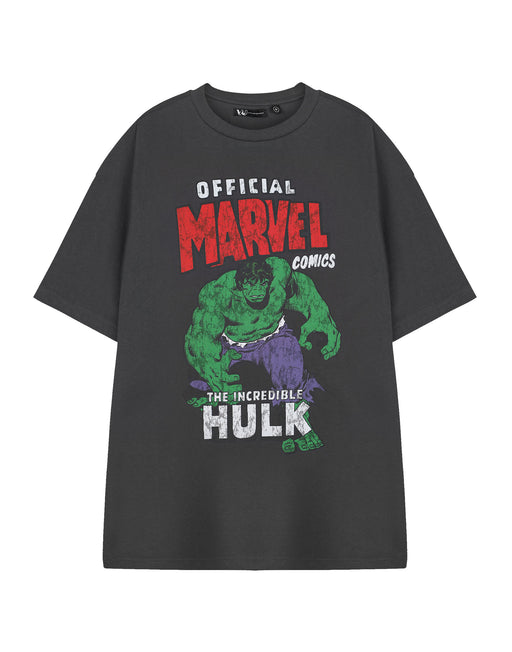 Marvel The Incredible Hulk The Incredible Hulk Mens Grey Short Sleeved T-Shirt