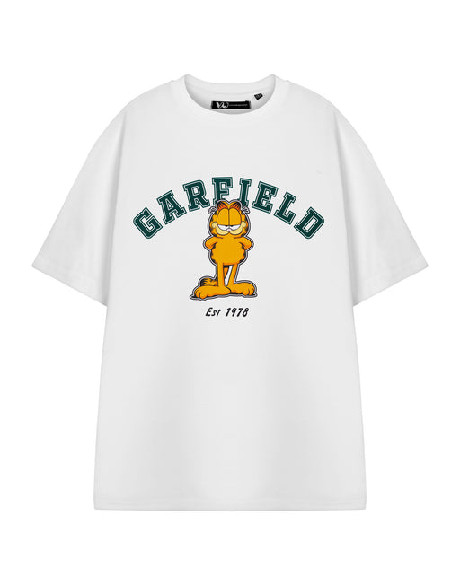 Garfield White Short Sleeved T-Shirt