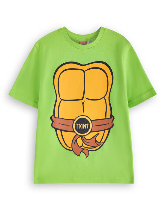 Teenage Mutant Ninja Turtles Cosplay Mens Green Short Sleeved T-Shirt