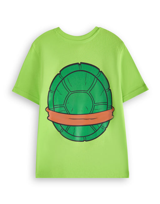 Teenage Mutant Ninja Turtles Cosplay Mens Green Short Sleeved T-Shirt