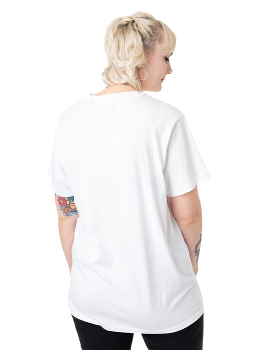 Casper The Friendly Ghost Unisex White Short Sleeved T-Shirt