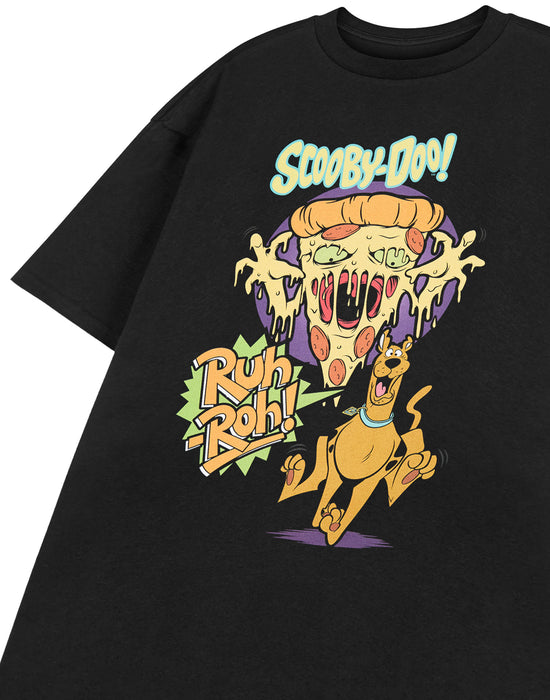 Scooby Doo Ruh-Roh! Unisex Black Short Sleeved T-Shirt