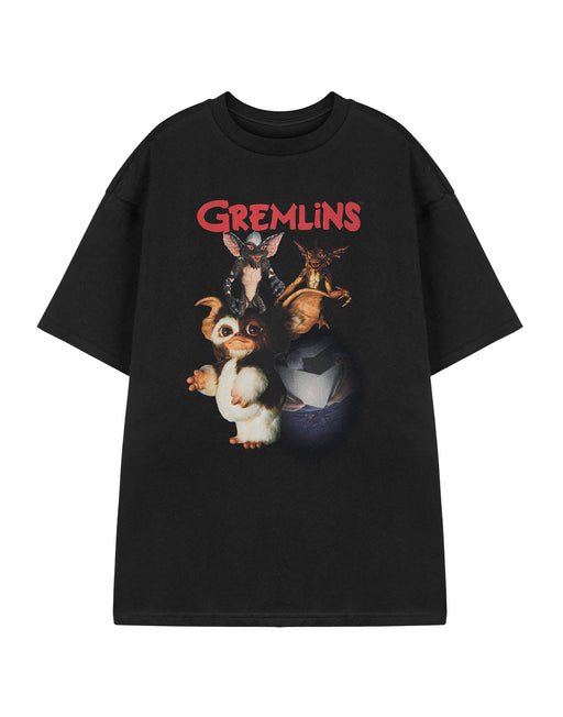 Gremlins Transformation Unisex Black Short Sleeved T-Shirt