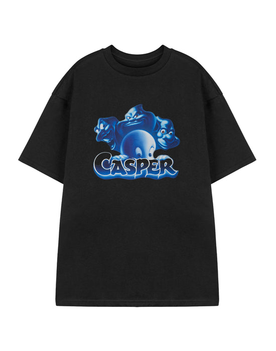 Casper Casper & Friends Unisex Black Short Sleeved T-Shirt