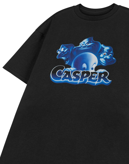 Casper Casper & Friends Unisex Black Short Sleeved T-Shirt