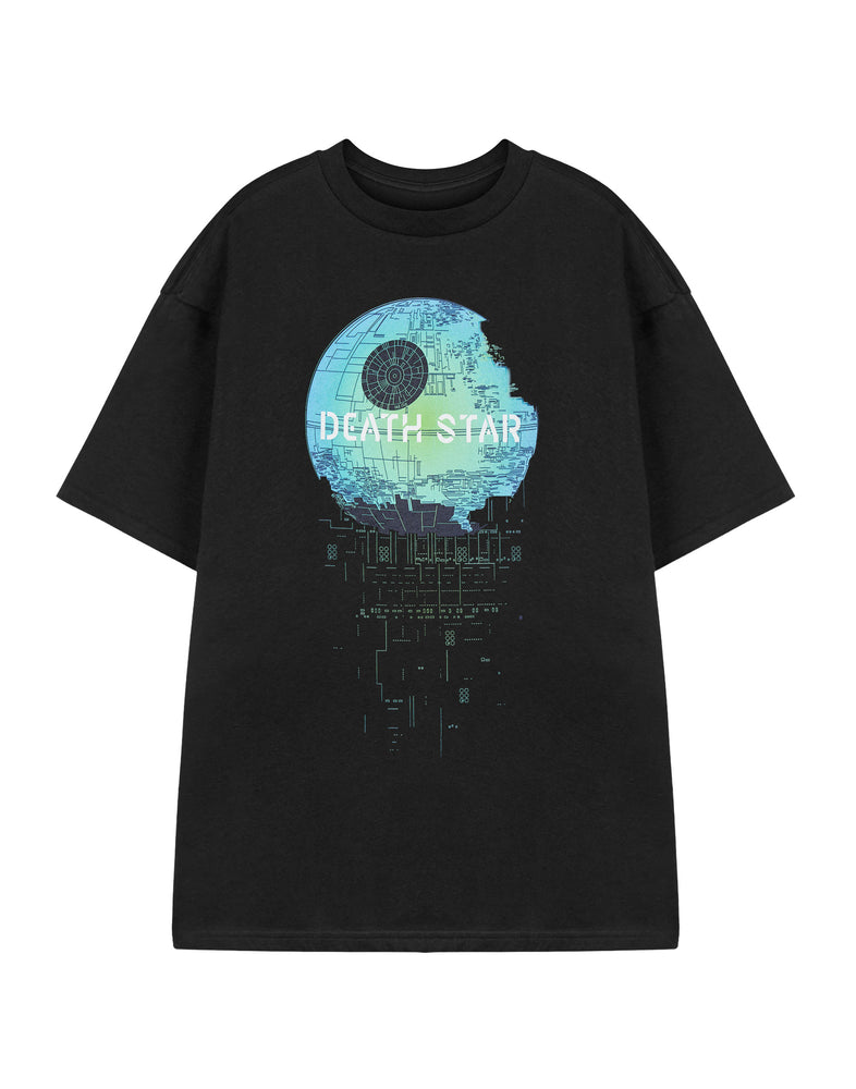 Star Wars Death Star Mens Black Short Sleeved T-Shirt