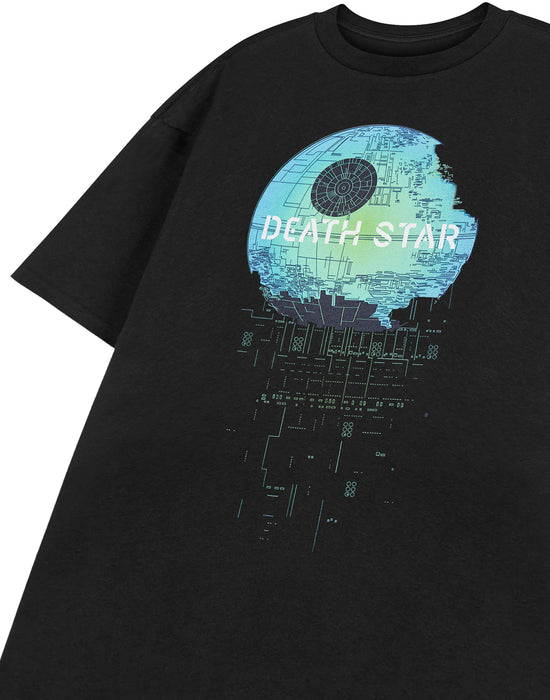 Star Wars Death Star Mens Black Short Sleeved T-Shirt