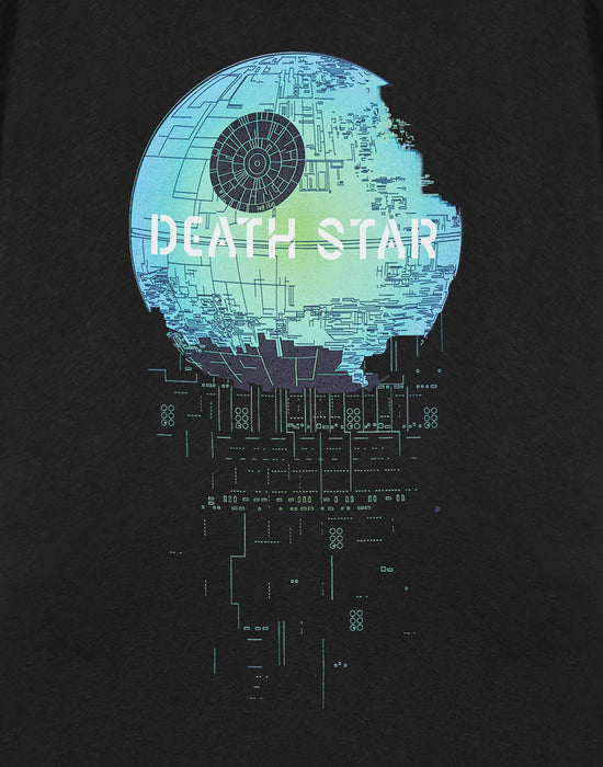 Star Wars Death Star Mens Black Short Sleeved T-Shirt