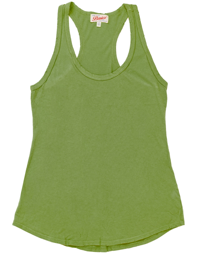 Junk Food Green Vest Top For Women