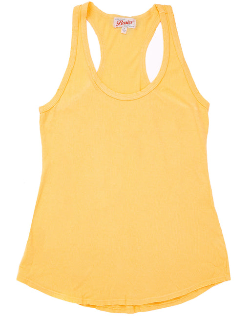 Junk Food Yellow Vest Top For Women