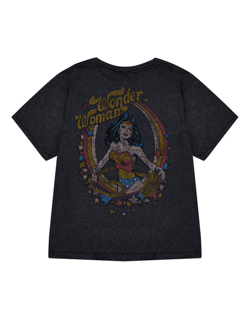 DC Comics Wonder Woman Womens Grey Short Sleeved T-Shirt