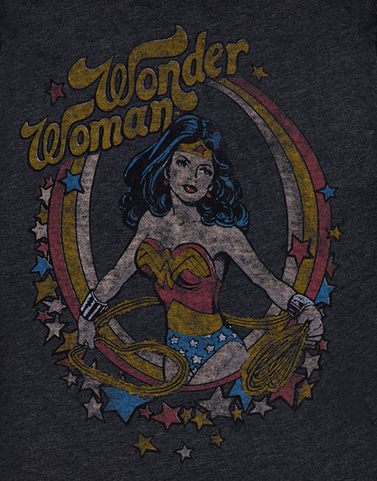 DC Comics Wonder Woman Womens Grey Short Sleeved T-Shirt