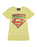 DC Comics Superman Womens Yellow Short Sleeved T-Shirt