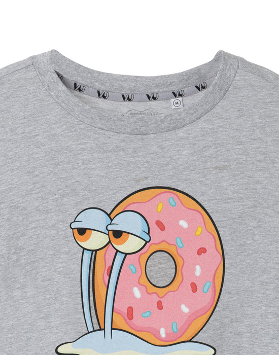 SpongeBob SquarePants Donut Worry Womens Short Sleeved T-Shirt