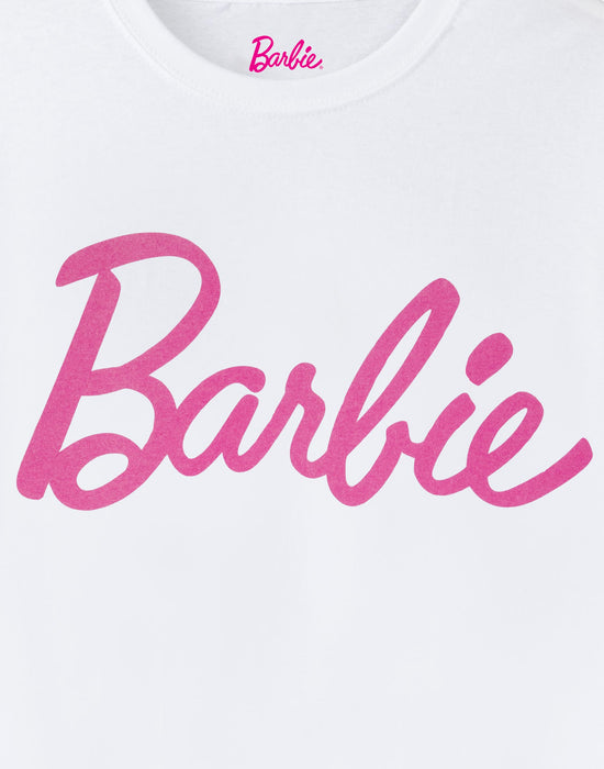 Vintage Logo Barbie T-Shirt in White