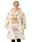 Disney Winnie The Pooh Womens Beige Blanket Hoodie