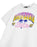 Barbie California Dream Womens White Cropped Short Sleeved T-Shirt