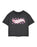 Hot Wheels Logo Womens Grey Cropped T-Shirt