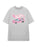 Hot Wheels Pink Car Womens Grey Short Sleeved T-Shirt