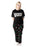 Wicked Womens Black Pyjama Set