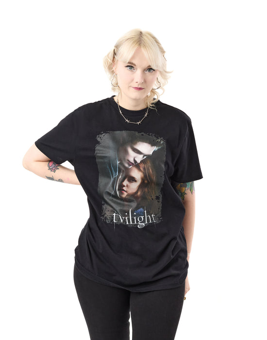 Twilight Womens Movie Poster Black Short Sleeved T-Shirt