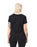 Annabelle Womens Black Cropped Short Sleeved T-Shirt