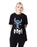 Disney Lilo & Stitch Boo Womens Black Short Sleeved T-Shirt