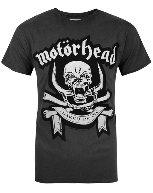 Amplified Clothing Motorhead Mens Grey Short Sleeved T-Shirt