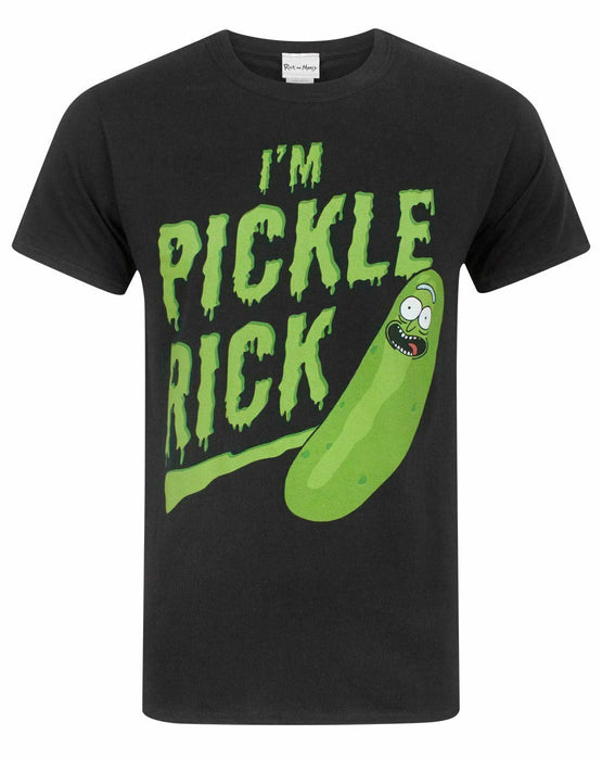 Rick And Morty Pickle Rick Mens Black Short Sleeved T-Shirt