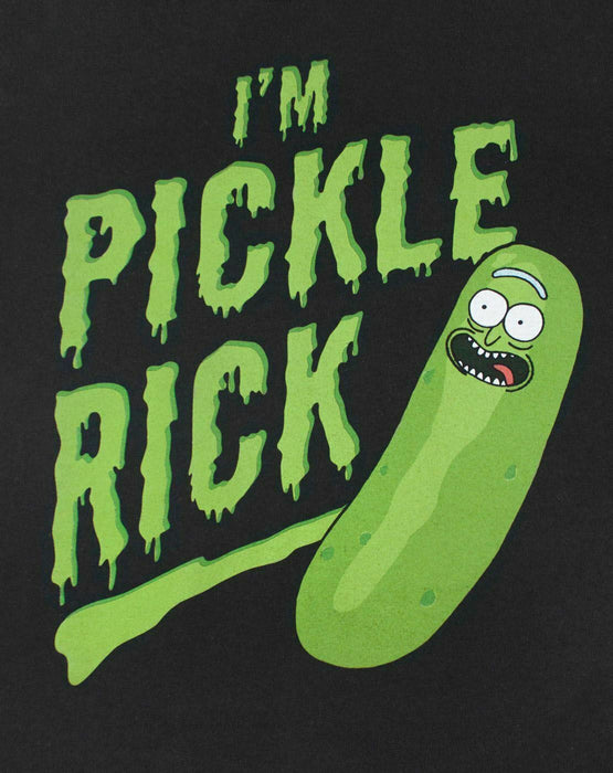 Rick And Morty Pickle Rick Mens Black Short Sleeved T-Shirt