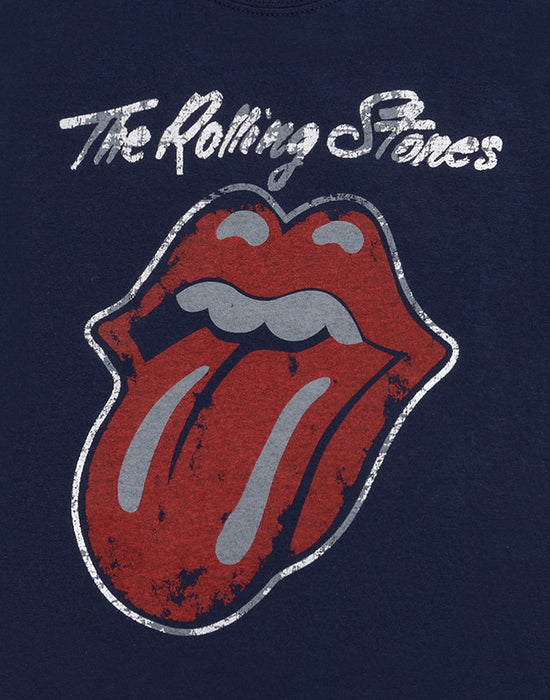 The Rolling Stones Mens Blue Short Sleeved T-Shirt