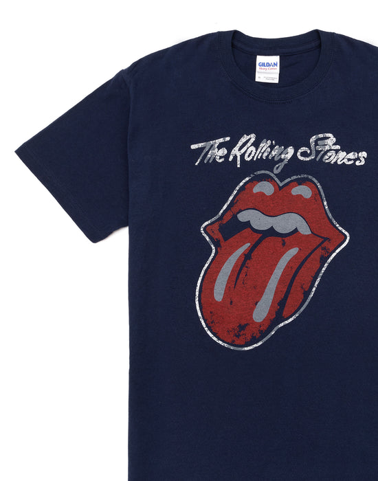 The Rolling Stones Mens Blue Short Sleeved T-Shirt