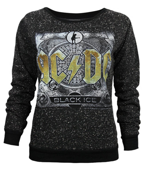 Amplified Clothing AC/DC Womens Black Sweatshirt