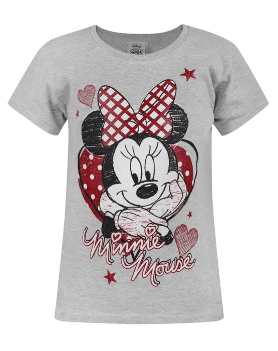 Minnie Mouse Disney Grey Girl's T-Shirt