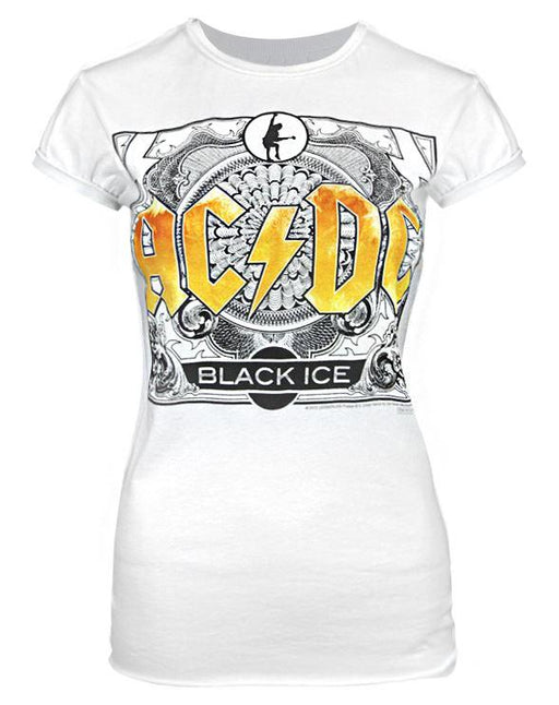 Amplified AC/DC Black Ice Women's T-Shirt — Vanilla Underground