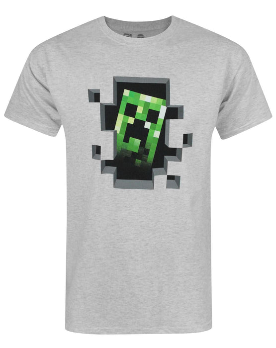 Minecraft Creeper Inside Men's T-Shirt