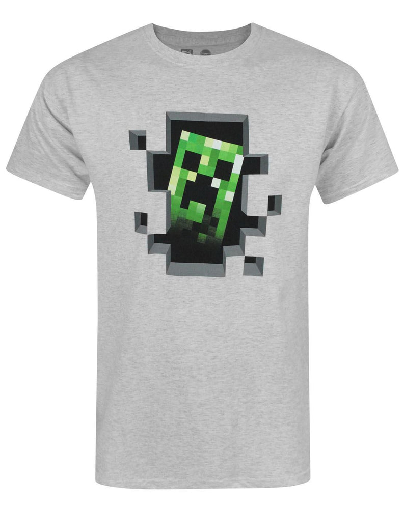 Minecraft Creeper Inside Men's T-Shirt