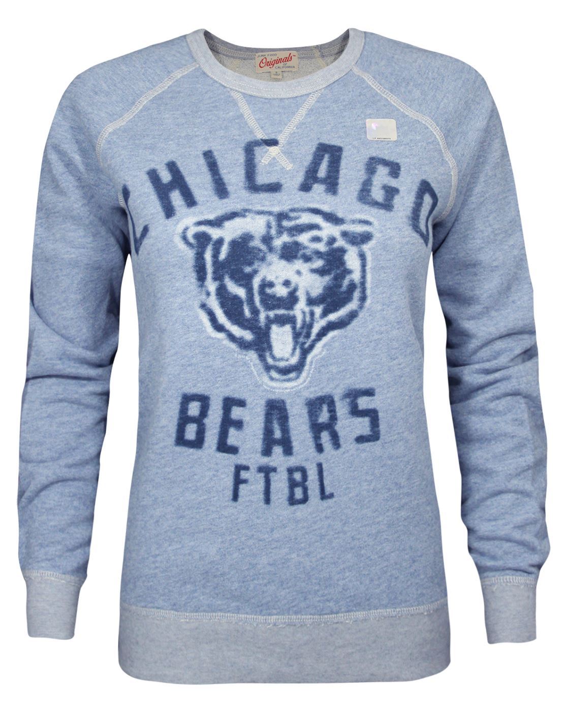 Junk Food NFL Chicago Bears Women's Sweatshirt — Vanilla Underground