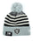 New Era NFL Oakland Raiders Striped Knit Hat