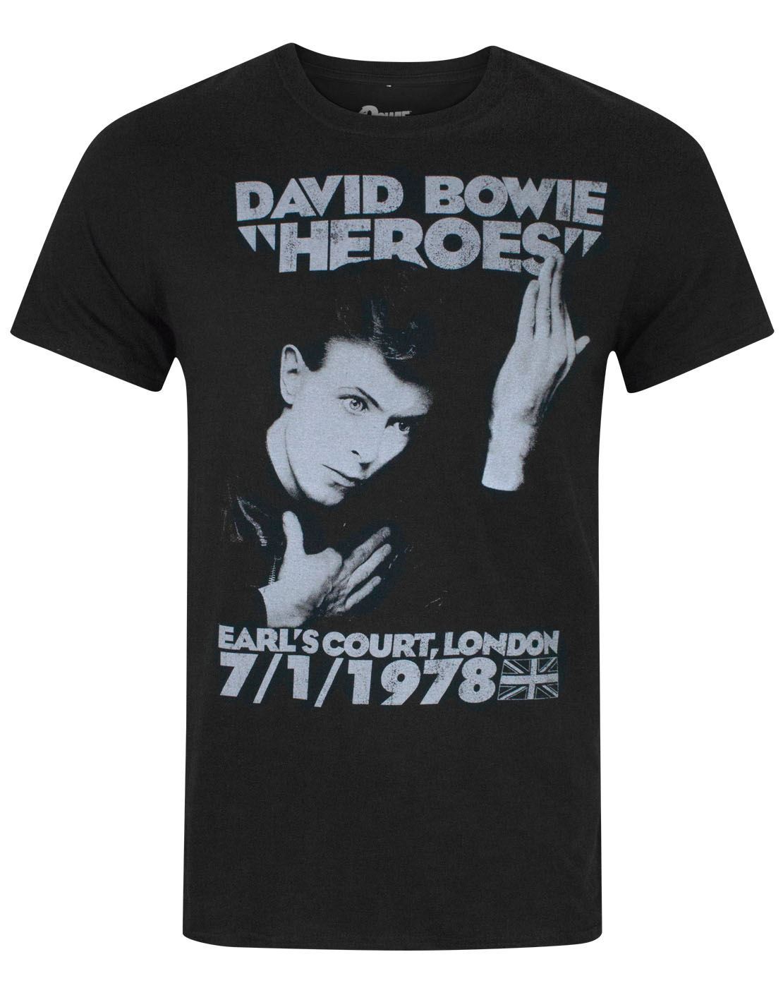 David Bowie Heroes Earls Court Men's T-Shirt — Vanilla Underground