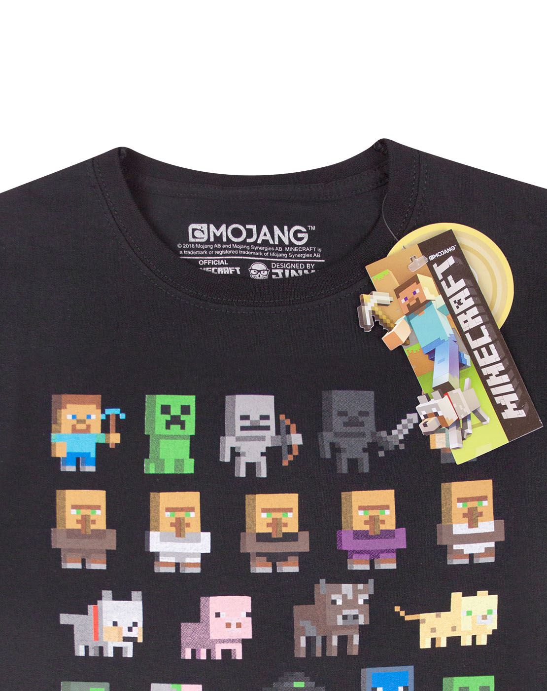 Minecraft Sprites Black T-shirt — Vanilla Underground