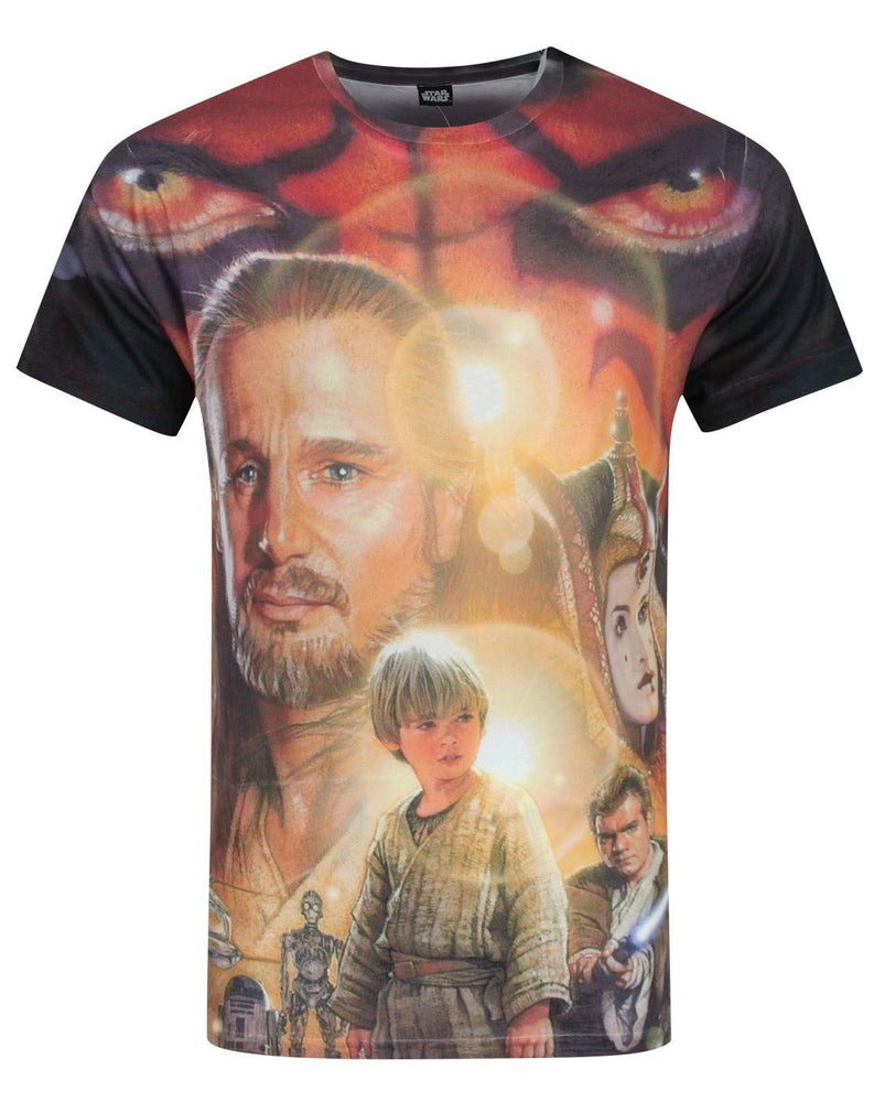 Star Wars Phantom Menace Sublimation Men's T-Shirt