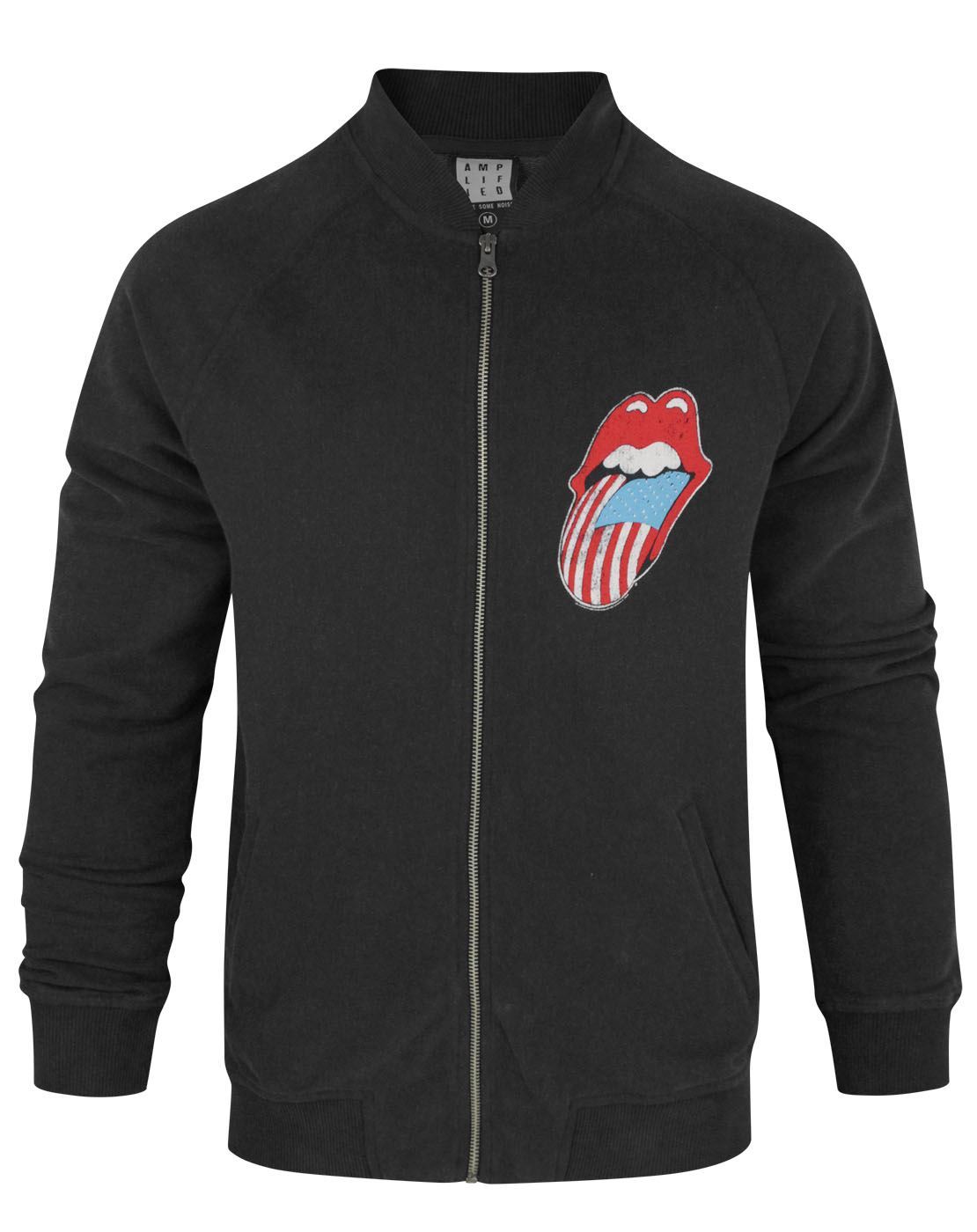 Amplified Rolling Stones USA Men's Bomber Jacket — Vanilla Underground