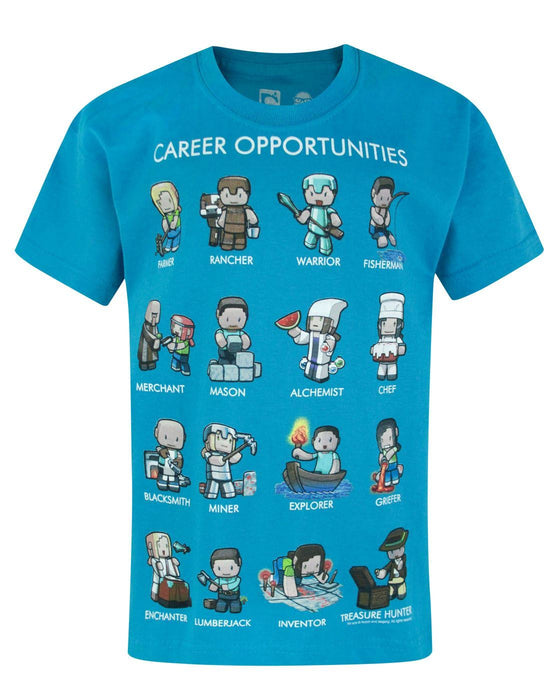 Minecraft Career Opportunities Boy's T-Shirt