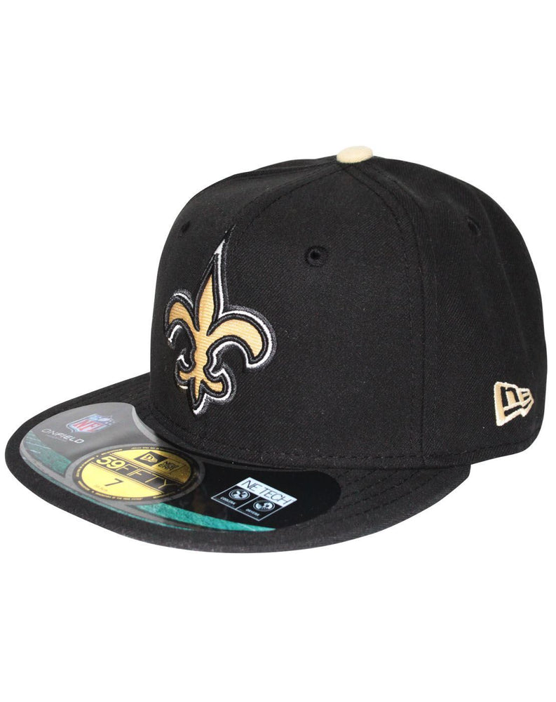 New Orleans Saints New Era Field Patch 59FIFTY Fitted Hat - Black